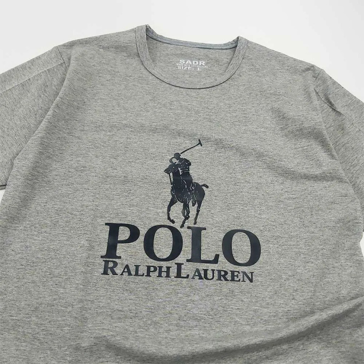 ست تیشرت و شلوارک مردانه مدل POLO جنس ملانج