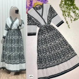 پیراهن ساحلی زنانه مدل نهال جنس بوگاتی سایز 40 تا 52