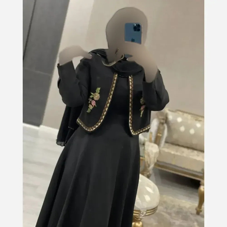 ست کت و سارافون زنانه گلدوزی شده جنس شانتون سایز 38 تا 46