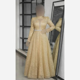 پیراهن ساحل زنانه جنس شاین دامن پرچین با ژیپون دوزی شده در رنگبندی متنوع