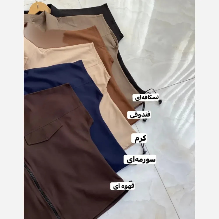 ست سه تیکه زنانه شامل وست و شلوار بزیاق و شومیز داکرون فری سایز
