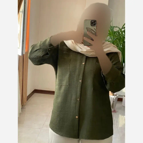 مانتو پشت دکمه نوشین جنس شانتون فری سایز رنگبندی متنوع قد جلو 70 قد پشت 77 جیب کاربردی