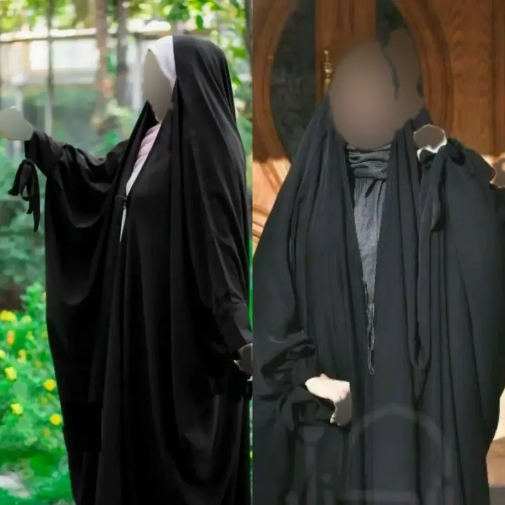 چادر جده پاپیونی مشکی جنس کن کن ندا مروارید