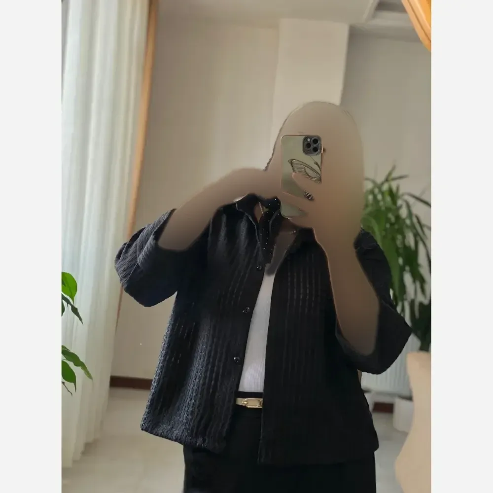 شومیز باکسی شیشه ای زنانه فری سایز مناسب 38 تا 46