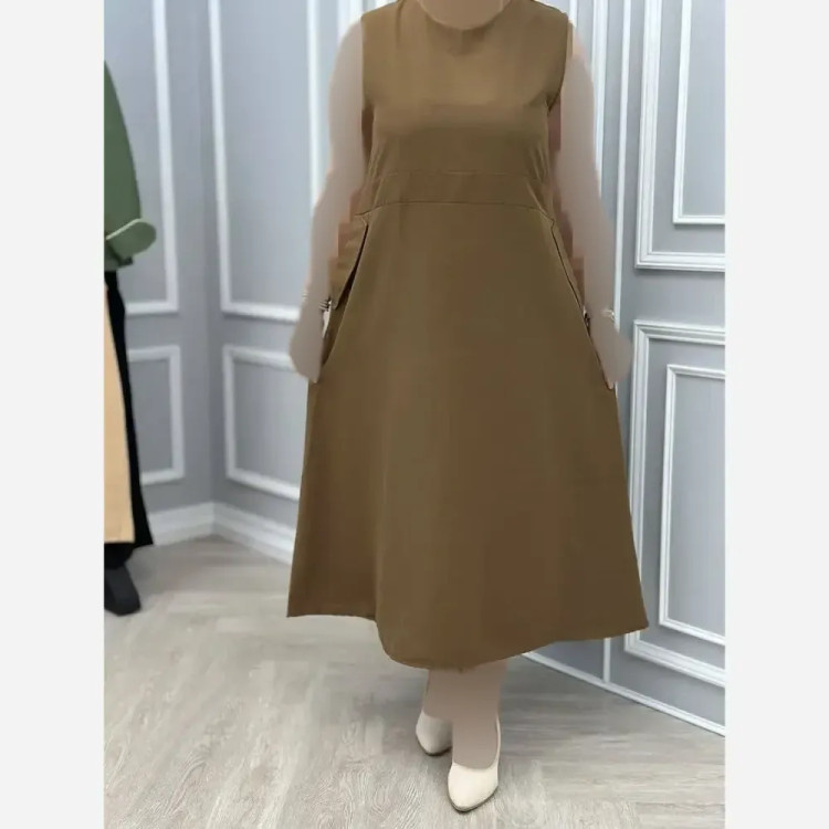 کت سارافون زنانه گلدوزی شده جنس لنین پلاس سایز 36 تا 48