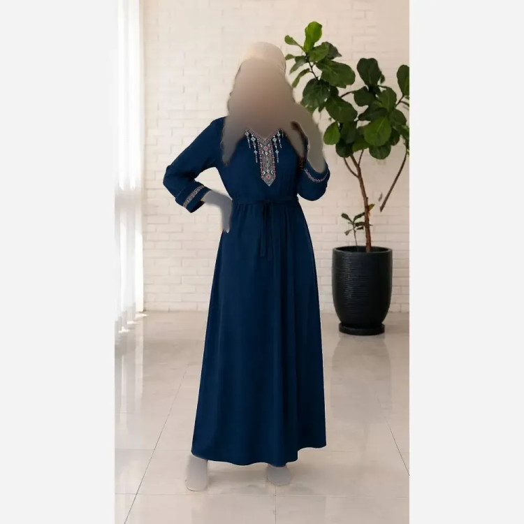 پیراهن ساحلی زنانه نخی مدل گیسو فری سایز 40 تا 50