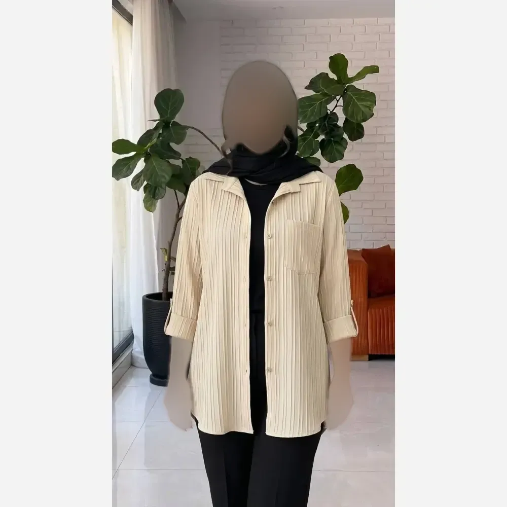 شومیز مانتو مینو جنس آیوا درجه یک سایز 36 تا 46