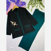 کت شلوار مازراتی گلدوزی شده شیک مدل پرستو سایز 40 تا 50