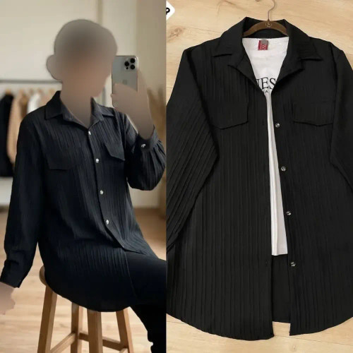 شومیز مشکی جیب نما آیوادرهجه یک مناسب محرم سایز 36 تا 46