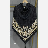 روسری نخی قواره 130 طرح روشا