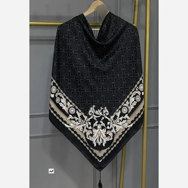 روسری نخی قواره 130 طرح روشا