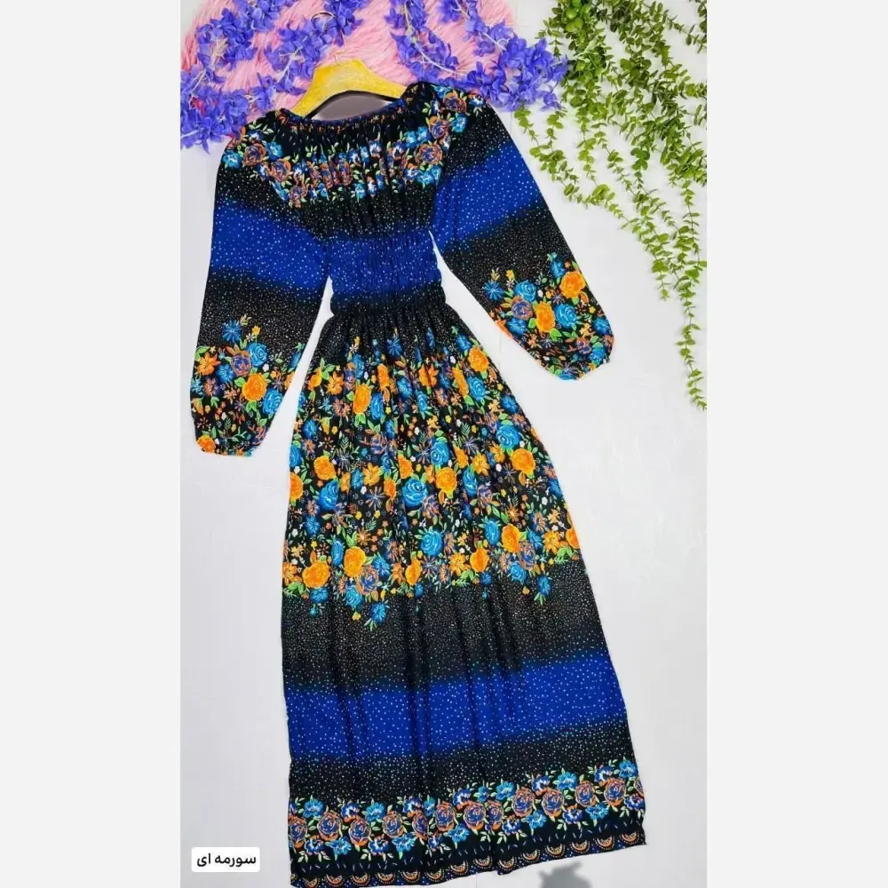 ساحلی نخی زنانه مدل ترنم سایز 38 تا 50 خنک تابستانی