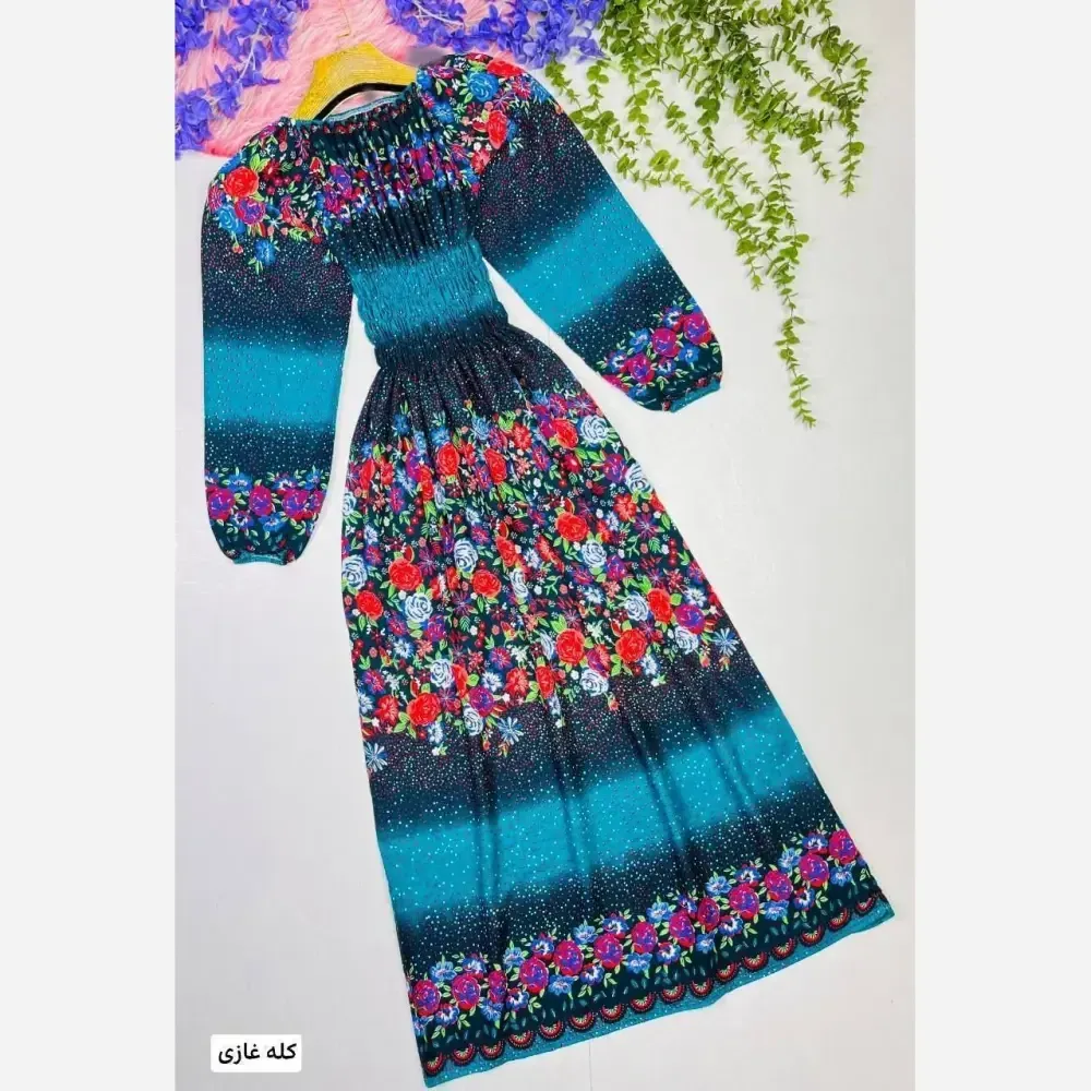 ساحلی نخی زنانه مدل ترنم سایز 38 تا 50 خنک تابستانی