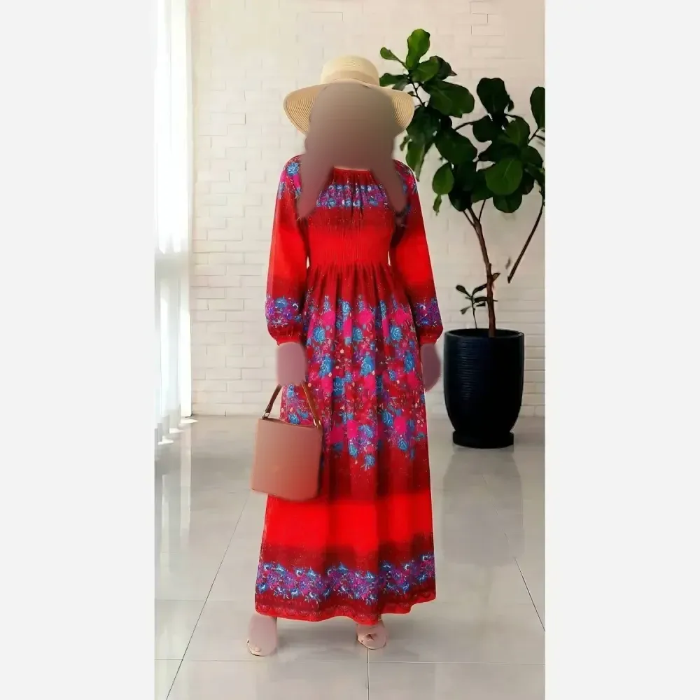 ساحلی نخی زنانه مدل ترنم سایز 38 تا 50 خنک تابستانی