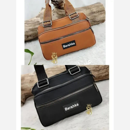 کیف دستی و دوشی چرم صنعتی خارجی مدل برشکا