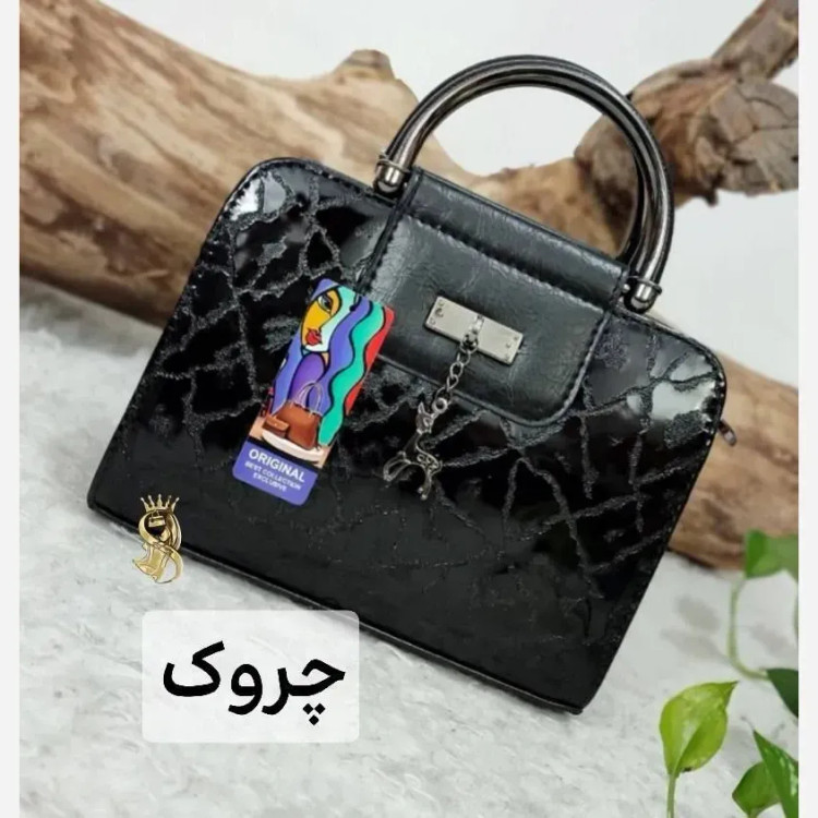 کیف ورنی مجلسی زنانه مدل اهو