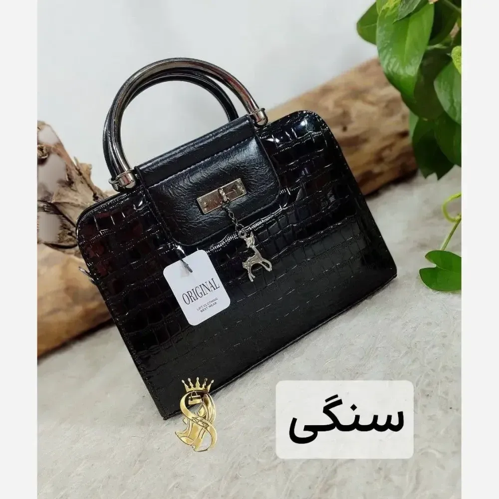 کیف ورنی مجلسی زنانه مدل اهو
