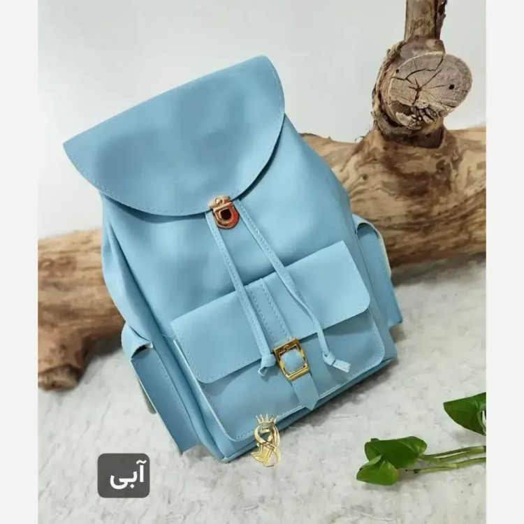 کوله پشتی اسپرت چرمی مدل قفل ابعاد 37 در 28 چرم صنعتی درجه یک