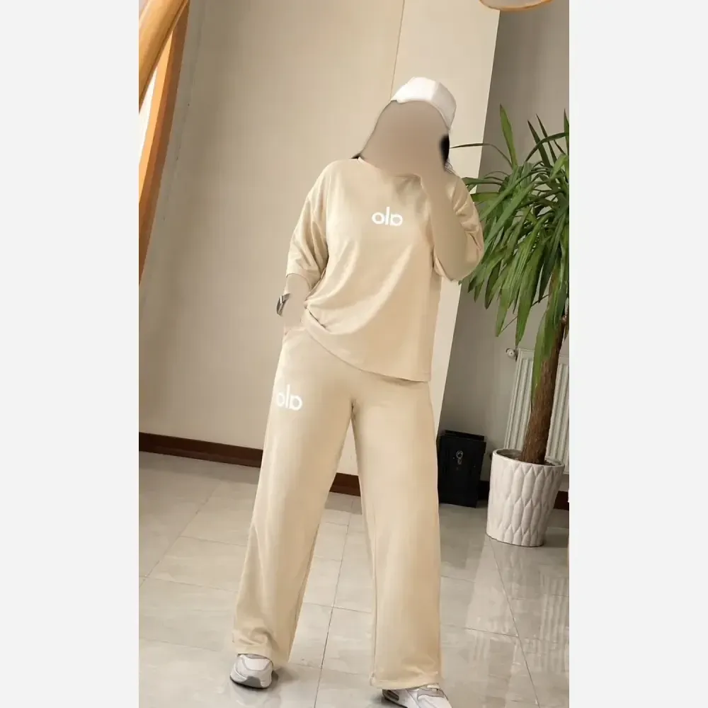 ست اسپرت زنانه دورس جنس گلکسی رنگ سبز و صورتی فری سایز