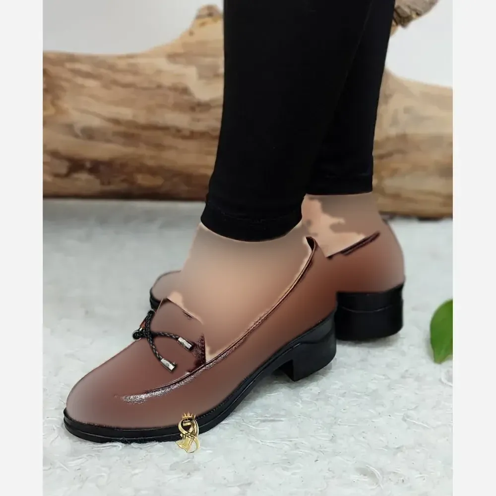 کفش طبی زنانه چرم مدل گانتی لبخند