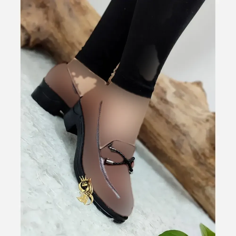 کفش طبی زنانه چرم مدل گانتی لبخند