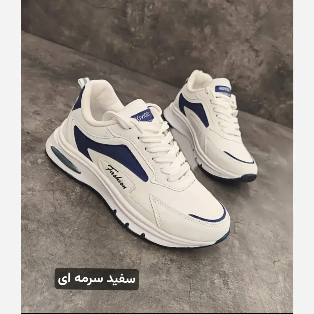 کتونی طبی زنانه چرم صنعتی مدل فشن