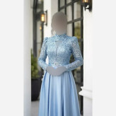 لباس مجلسی زنانه مدل سیندرلا جنس شاین و ساتن قد 150