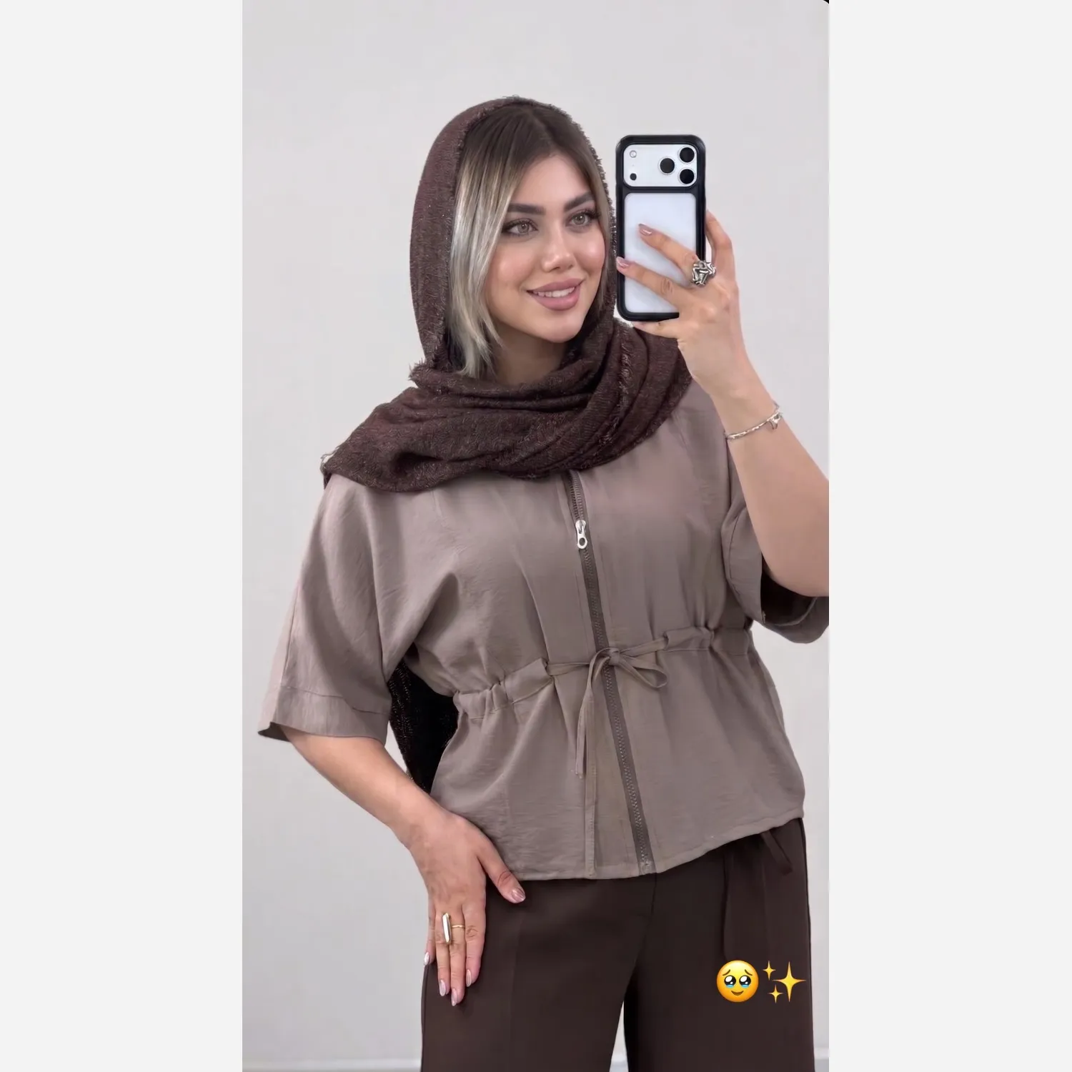 وست زنانه جنس پری سیلک فری سایز 38 تا 46