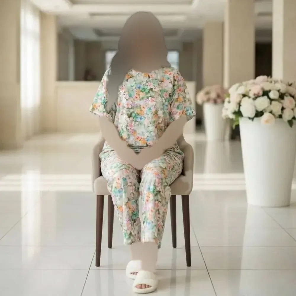 ست نگین دار نخی درجه یک فری سایز