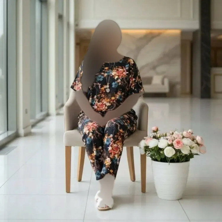 ست نگین دار نخی درجه یک فری سایز