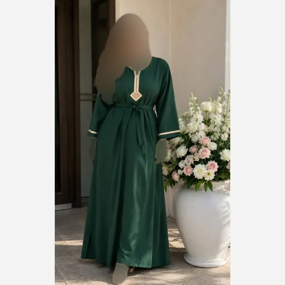 پیراهن زنانه طلا کوب نخ وارداتی فری سایز خنک و تابستانی
