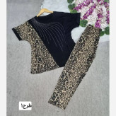 ست لباس راحتی زنانه ماریا فلامنت گیاهی فری سایز
