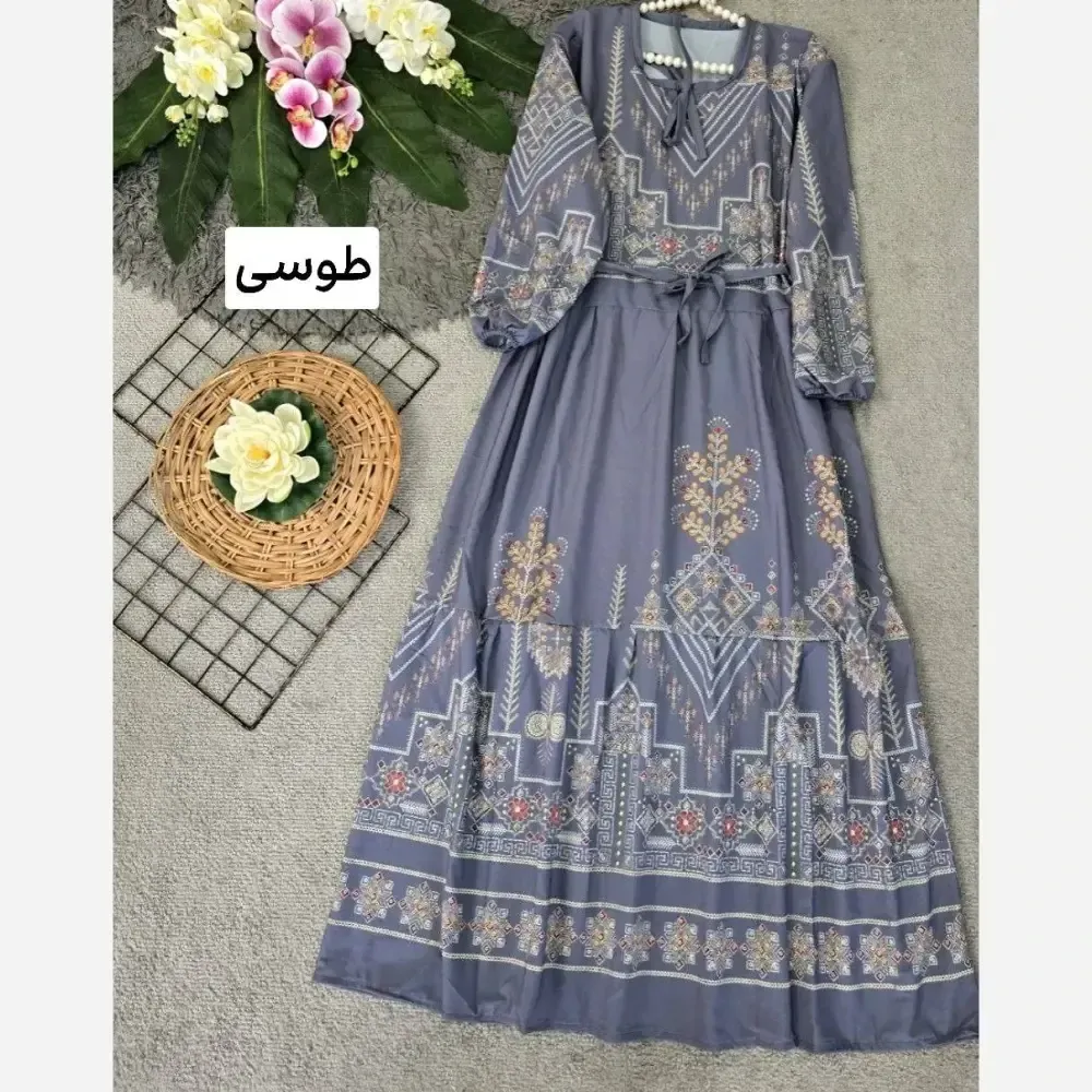 لباس ساحلی زنانه مدل کایرو جنس بوگاتی فری سایز