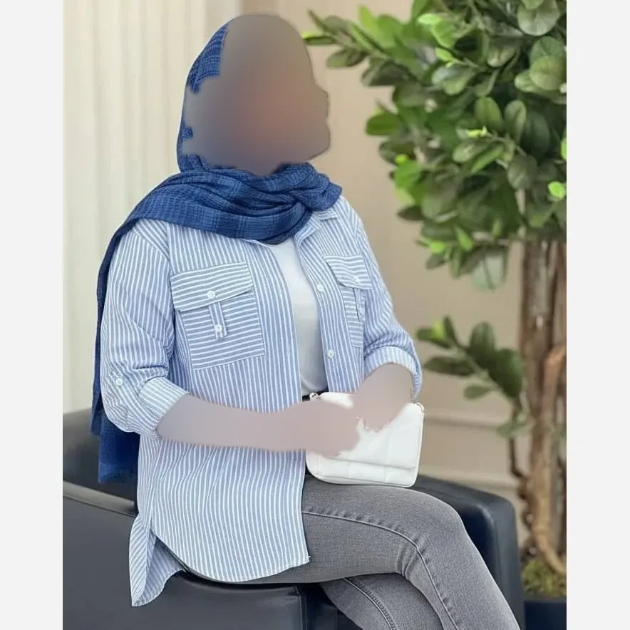 تونیک جیب صلیبی زنانه نخ داکرون فری سایز