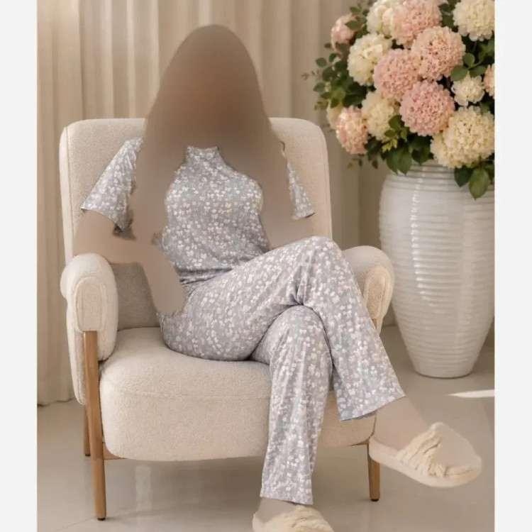 ست گیاهی زنانه خانگی نرم و لطیف فری سایز درجه یک