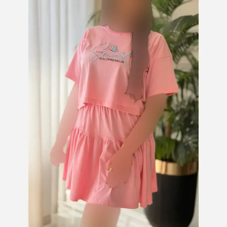 ست ساشا زنانه پنبه درجه یک فری سایز در رنگ بندی متنوع