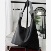 کیف چرمی بند گره ای زنانه مشکی موکا سایز آزاد