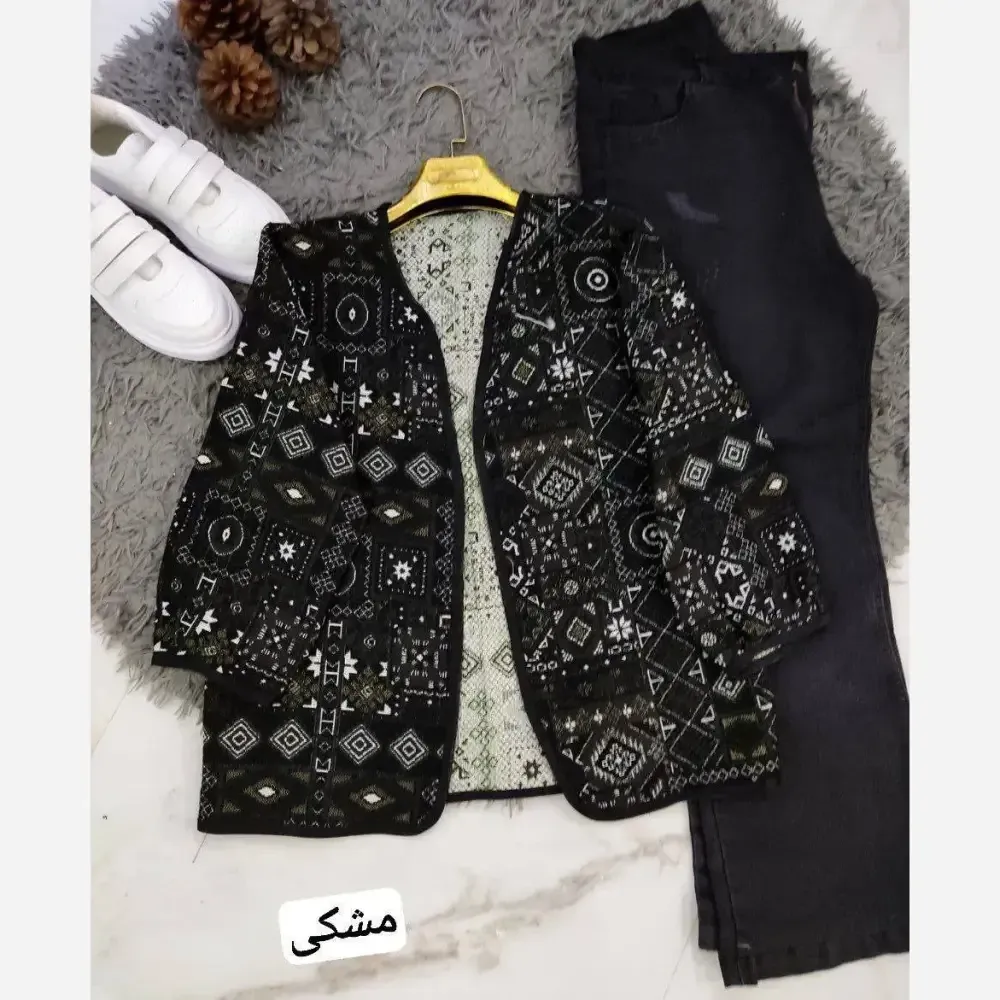 کت گلیمی تافته سوزن دوزی سنتی فری سایز