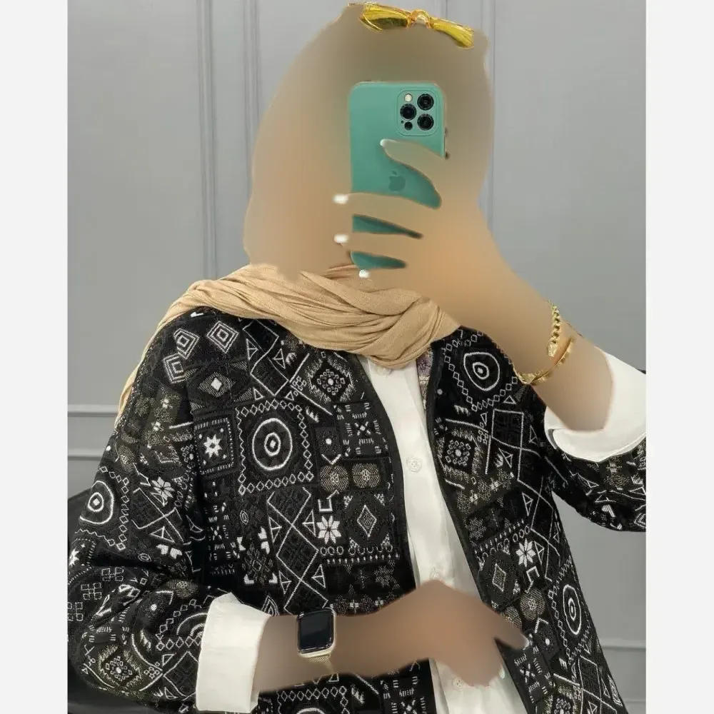 کت گلیمی تافته سوزن دوزی سنتی فری سایز