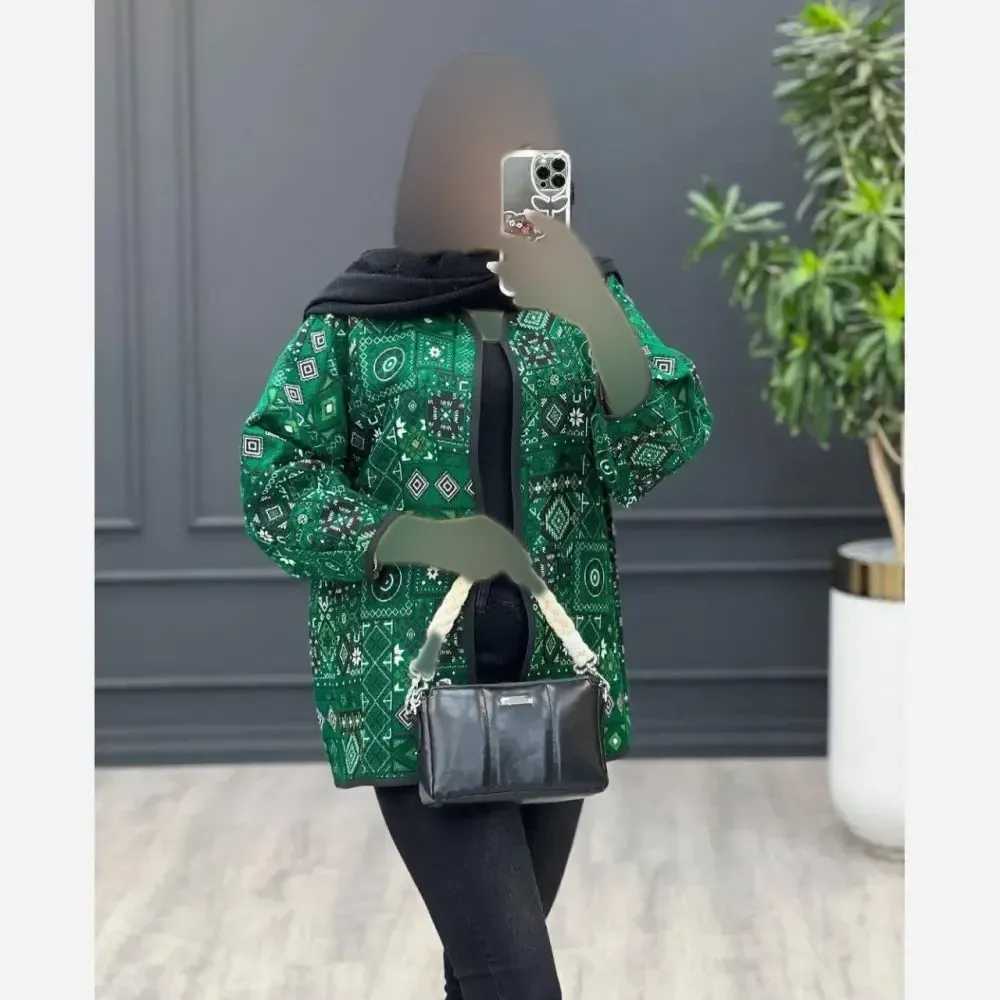 کت گلیمی تافته سوزن دوزی سنتی فری سایز