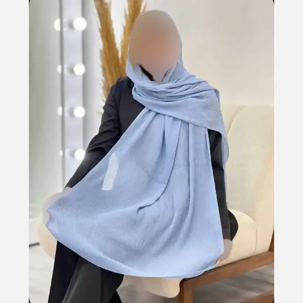 شال لبه لمه دوزی پلیسه با کیفیت سایز آزاد 175*75