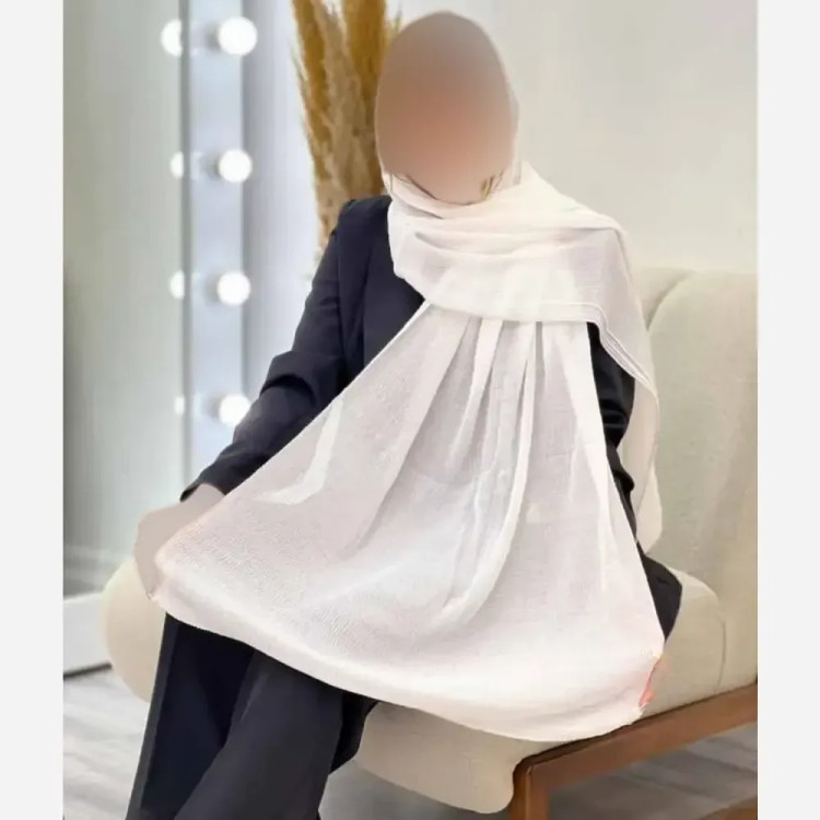 شال لبه لمه دوزی پلیسه با کیفیت سایز آزاد 175*75