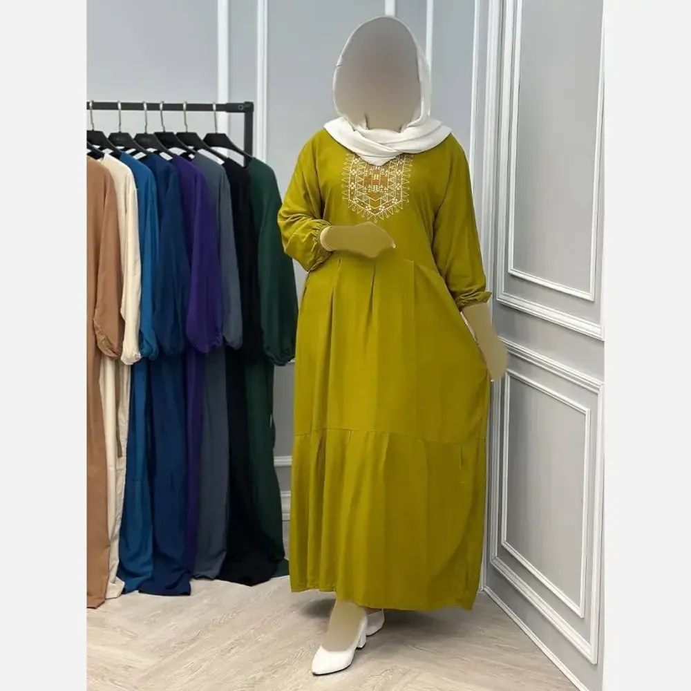 ساحلی نخی گلدوخت سایز 40 تا 50