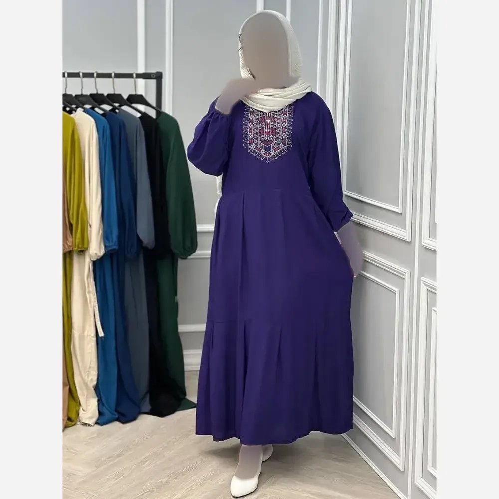 ساحلی نخی گلدوخت سایز 40 تا 50