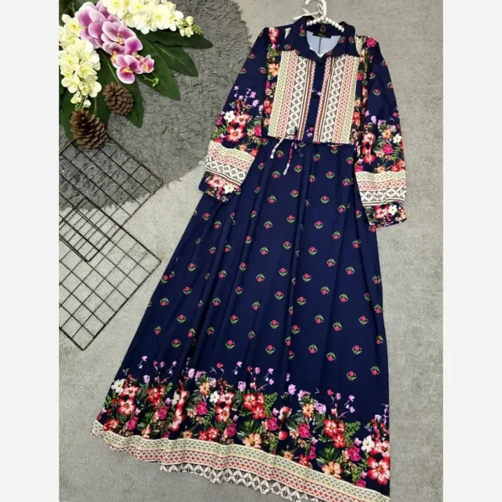 لباس ساحلی زنانه جنس بوگاتی درجه یک رنگ مشکی و سورمه ای سایز فری 38 تا 46