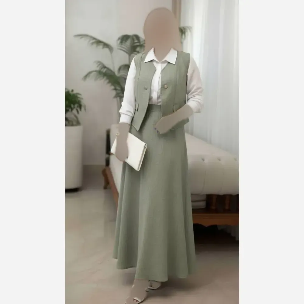 شومیز سه تکه ژینا شانتون زنانه فری سایز 36 تا 46