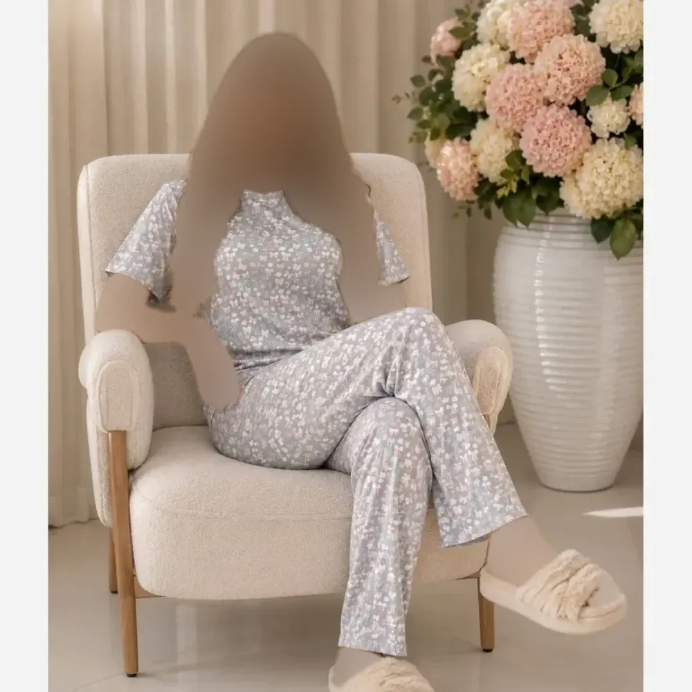 ست گیاهی خانگی زنانه جنس گیاهی درجه یک سایز 38 تا 48