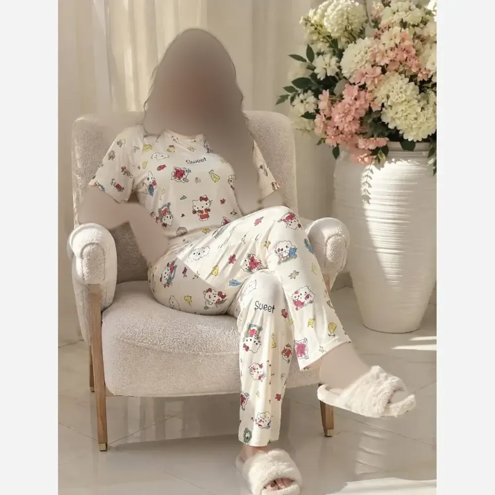 ست گیاهی خانگی زنانه جنس گیاهی درجه یک سایز 38 تا 48