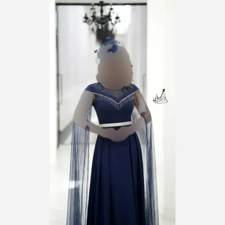 ماکسی فرمالیته مجلسی کرپ دالقیچ نگیندار سایز 38 تا 48