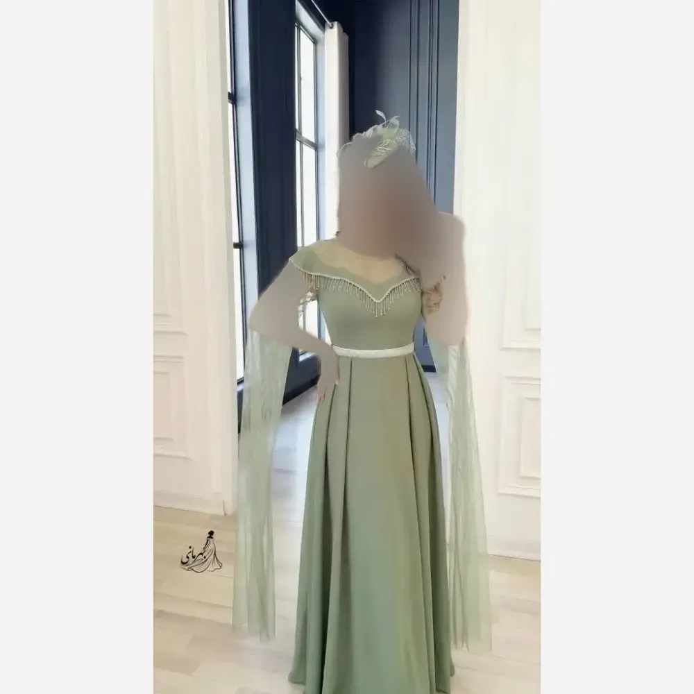 ماکسی فرمالیته مجلسی کرپ دالقیچ نگیندار سایز 38 تا 48